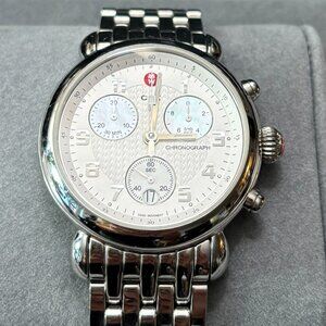 Michele CSX Stainless Steel Chronograph Watch